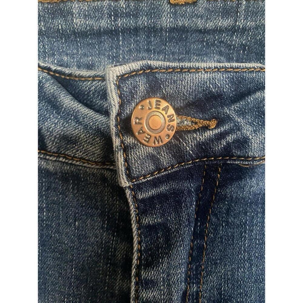 Jean Wear Destressed Star Patriotic Jeans Sz.L - Picture 3 of 5